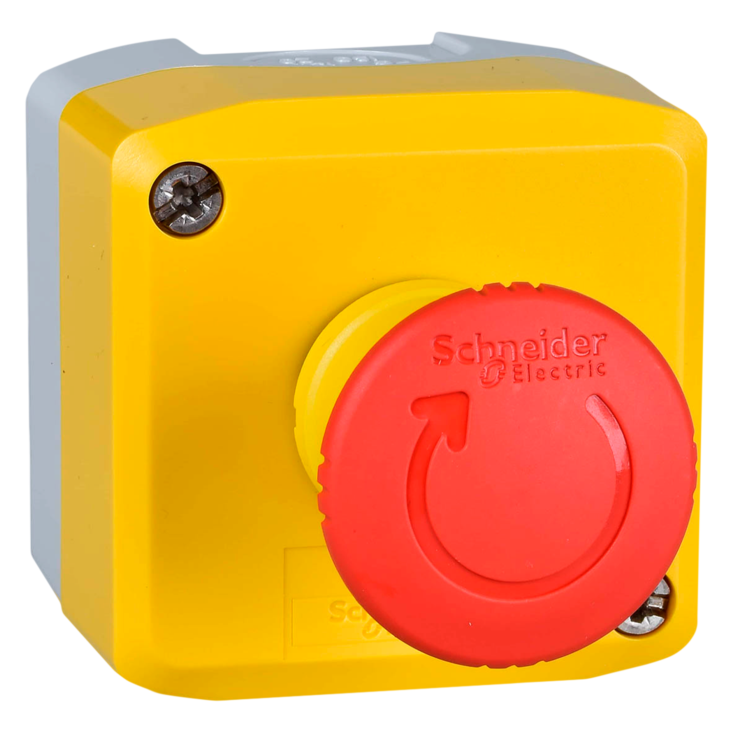 [22864] Caja Emerg. PVC Amarillo Rojo 1NC Schneider Electric