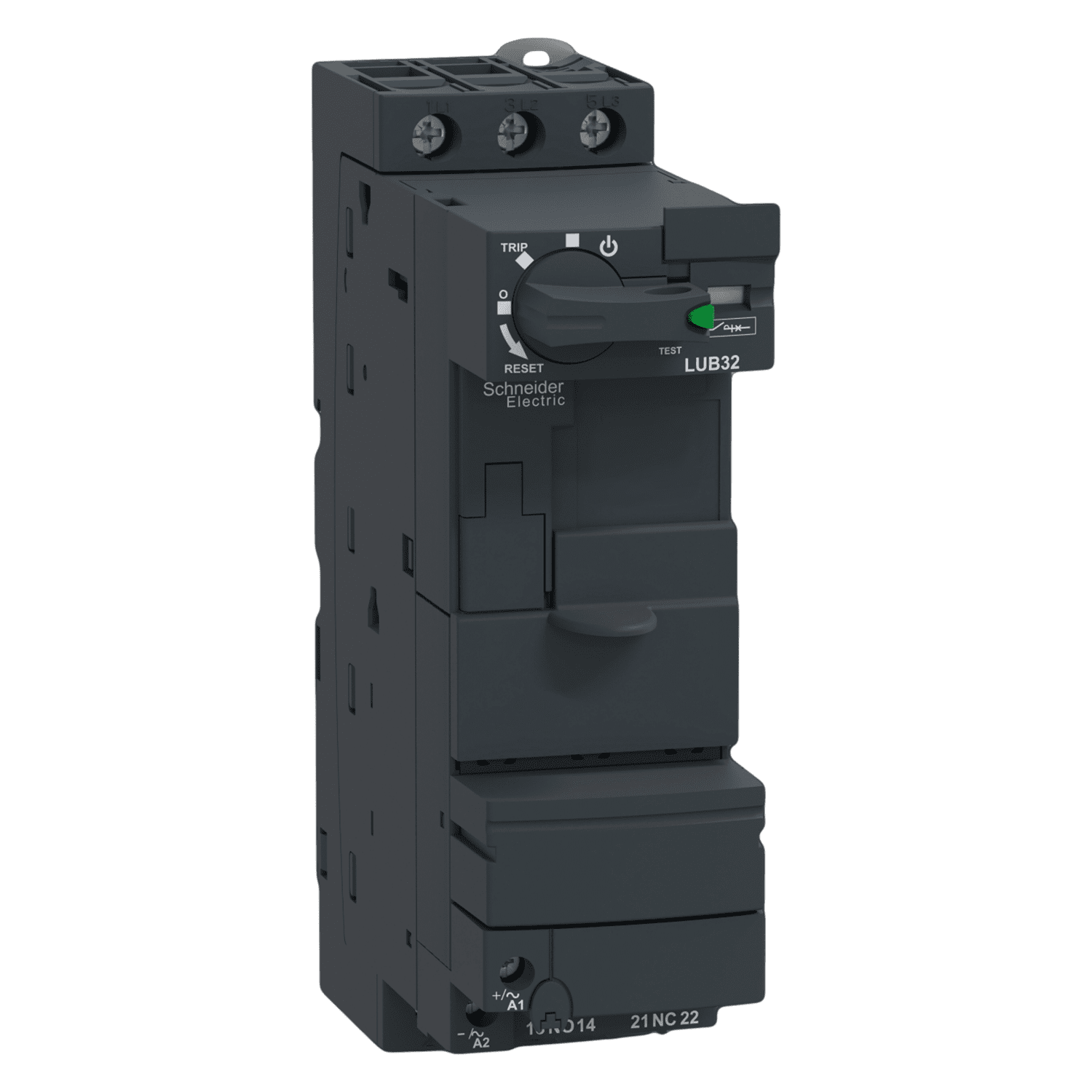 Base de Potencia 1 NA + 1NC 3P 380VCA 32A 15kW Schneider Electric