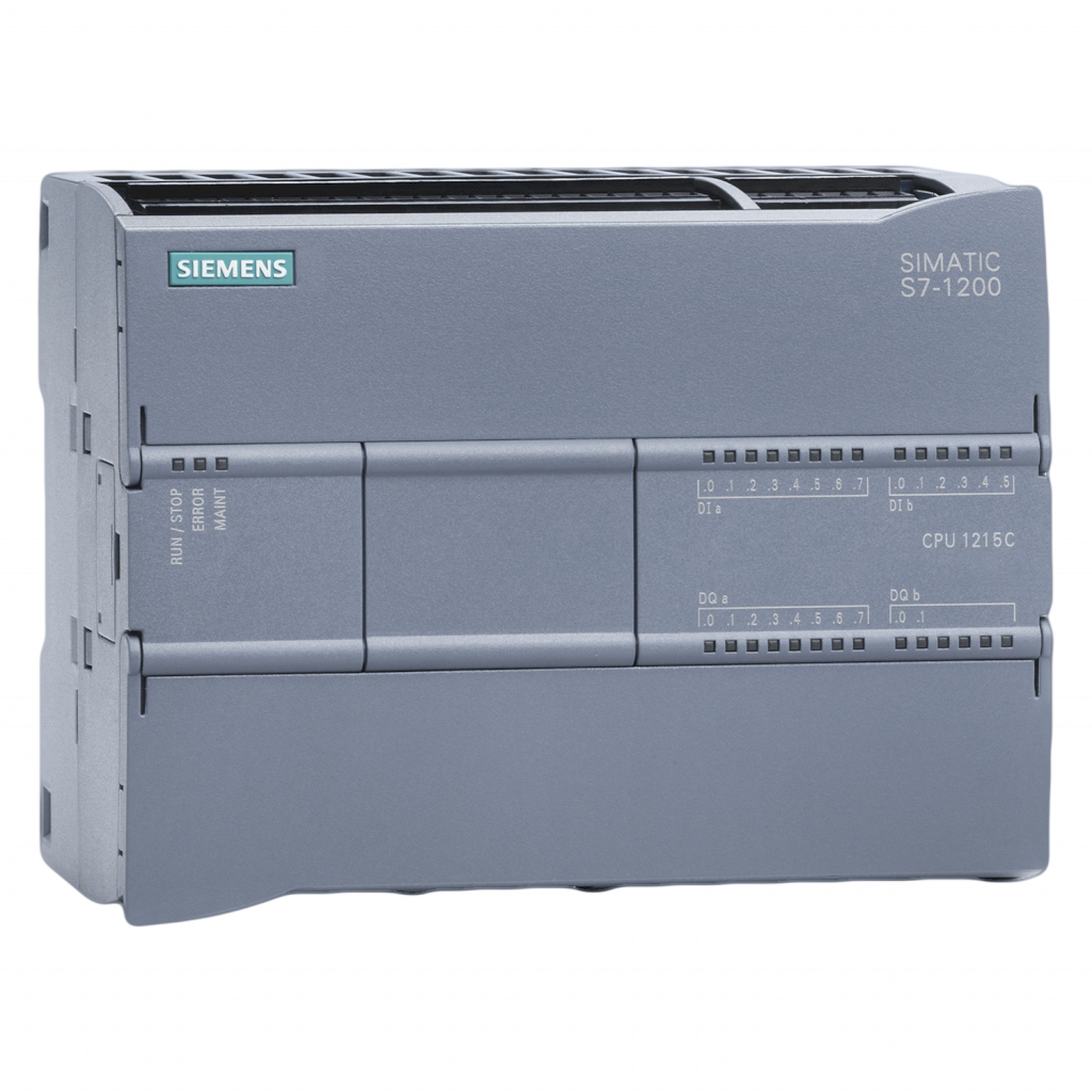 [23169] CPU 1215C DC/DC/Relé (14DI/10DO/2AI/2AO) 1xPN Alim 24VCC Siemens