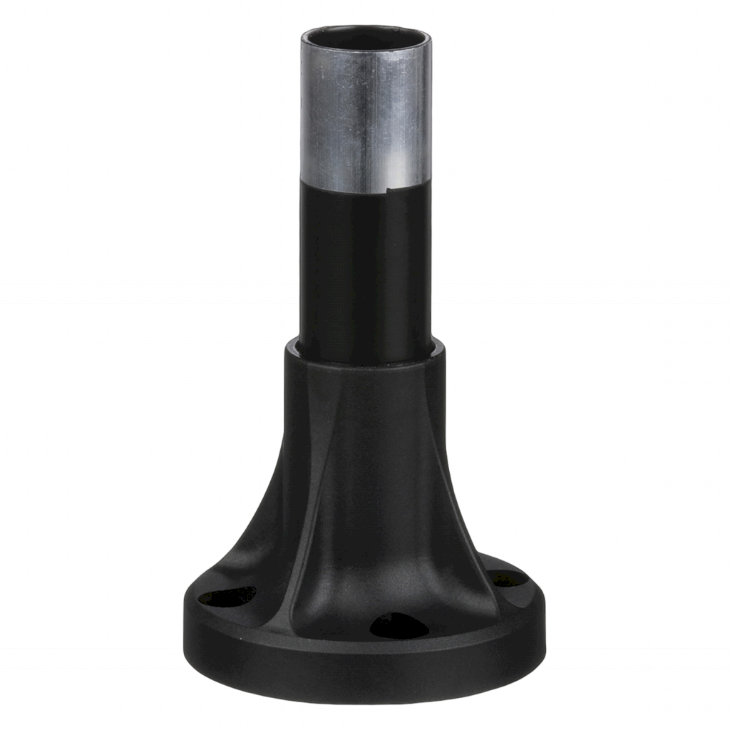 [23266] SOPORTE + TUBO ALUMINIO 80 MM NEGRO XVBZ XVBZ02