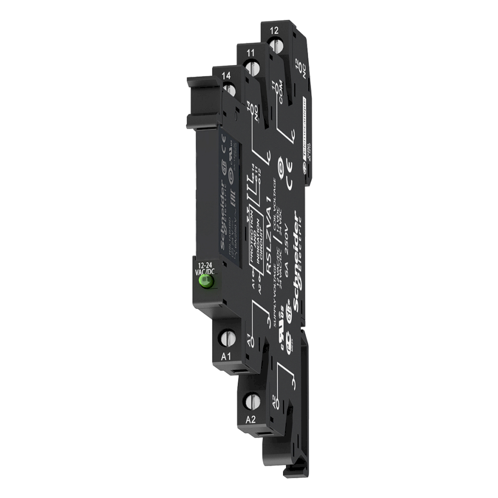 [23349] Relé PLC 1 Inversor C/Zócalo 24VCC/VCA 6A C/Led Tornillo Schneider Electric