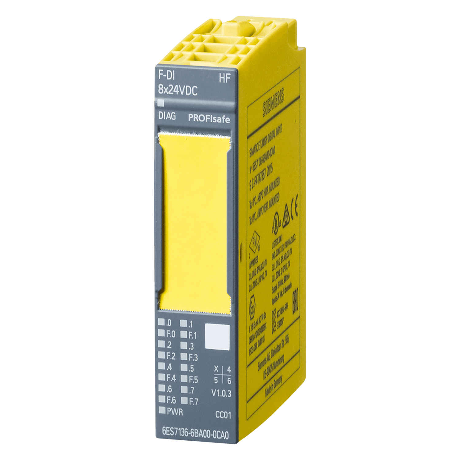 Módulo S71500SP/ET200SP 8 ED 24VCC HF P/Safety Siemens