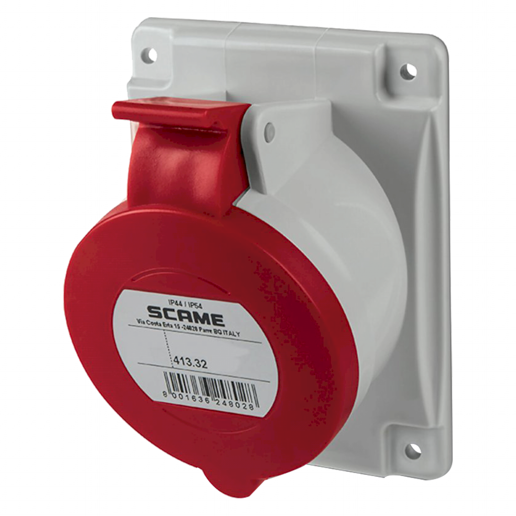 [23734] TOMA IND. DE EMBUTIR 4P 32A 380V IP44 410.3266-AR