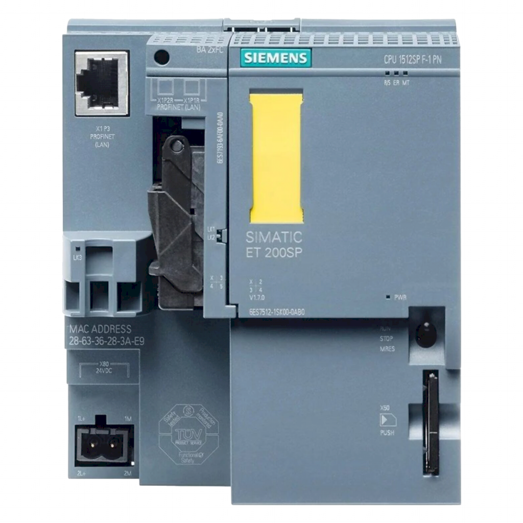CPU ET200SP 1512SP-1PN 300KB/1MB 1xPN-S/Bus ADA 24VCC Siemens