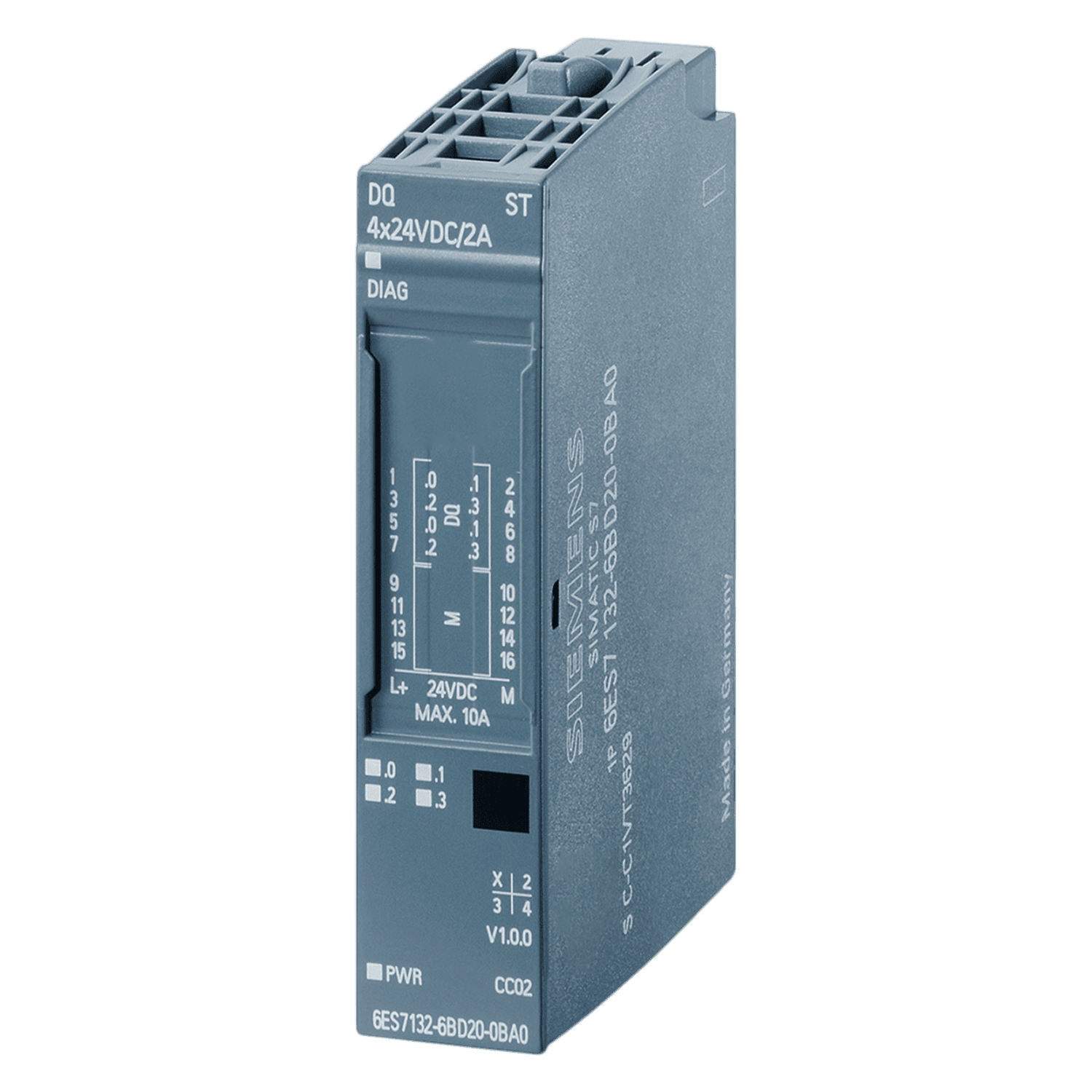 Módulo ET200SP 4 Salidas Digitales 24CC Siemens