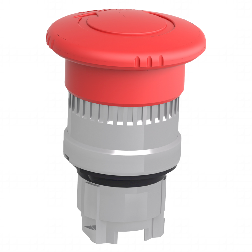 PULSADOR HONGO XB4 MET EMERG. S/SOP S/CONT ZB4BS844