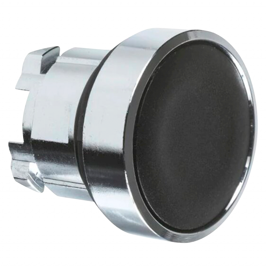 PULSADOR XB4 MET S/SOP S/CONT NEGRO ZB4BA2