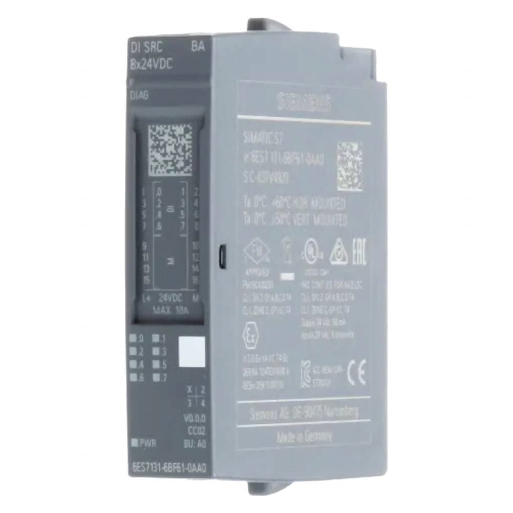 [26375] Módulo ET200SP 8ED NPN 24VCC Base A0 CC2 Siemens