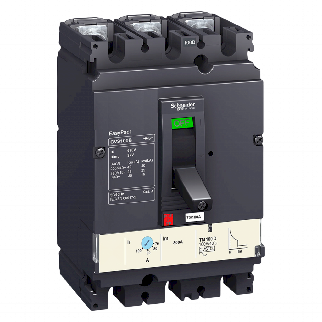 INTERR. CVS100B 3x100A 25KA 3P3D LV510307