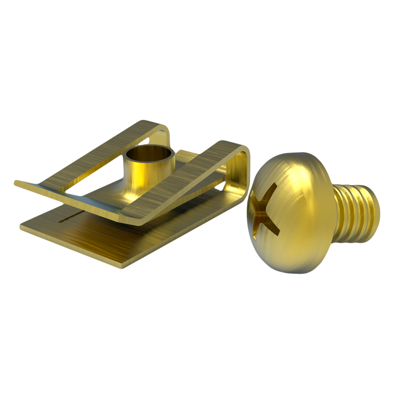 Juego Buloneria P/Tapa Smarttray 1/4" Hierro Zincado Samet