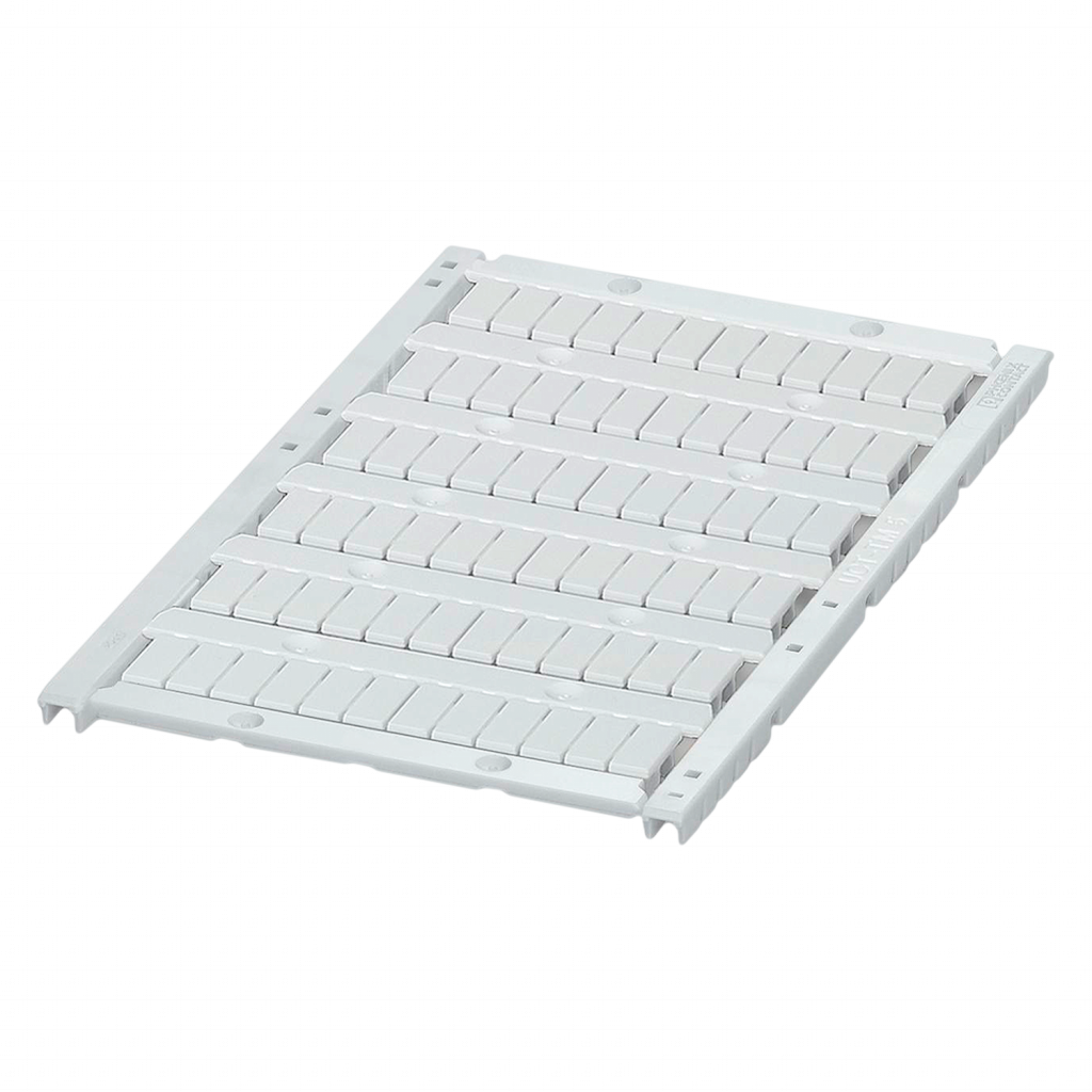 PLANCHA P/BORNES PxC 5.2mm 72 IDENTIFIC. ROTULAD UCT-TM 5 ROT