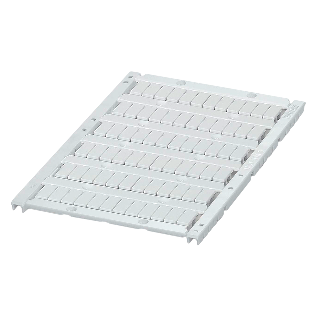 Plancha P/Bornes 5.2mm 72 Identificadores Rotulados Blanca Phoenix Contact