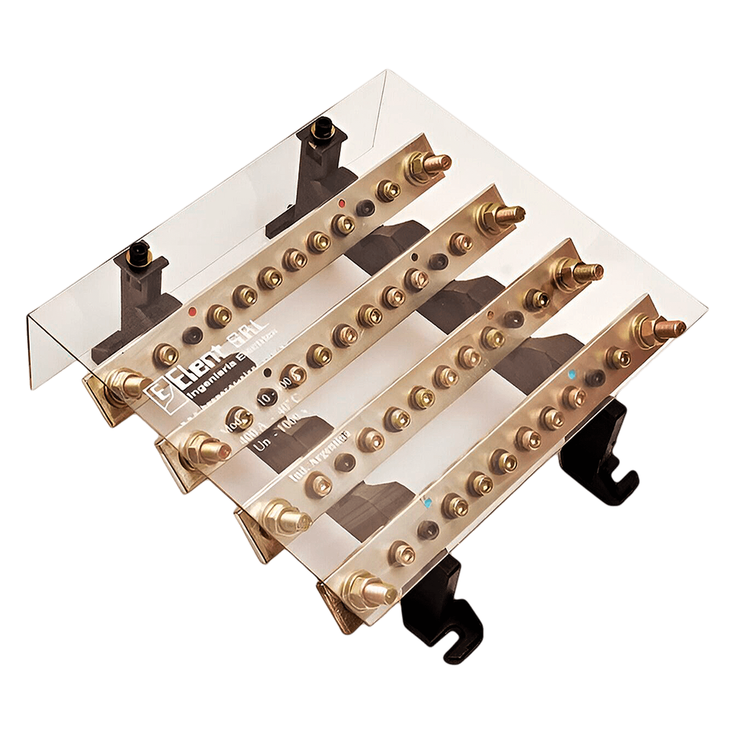 Repartidor Tetrapolar 10/400A C/Tapa Profesional Elent