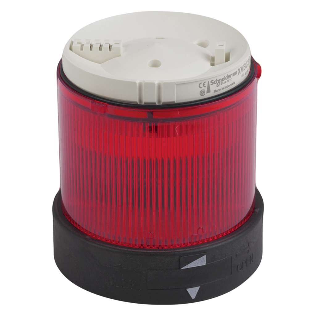 Elemento de Luz XVB P/Columna Rojo 220V S/Lampara Schneider Electric