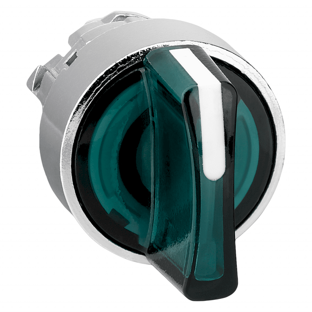 [28595] Cabezal Perilla XB4 Metálico Luminoso 2 Posiciones Fijas S/Soporte Verde Schneider Electric