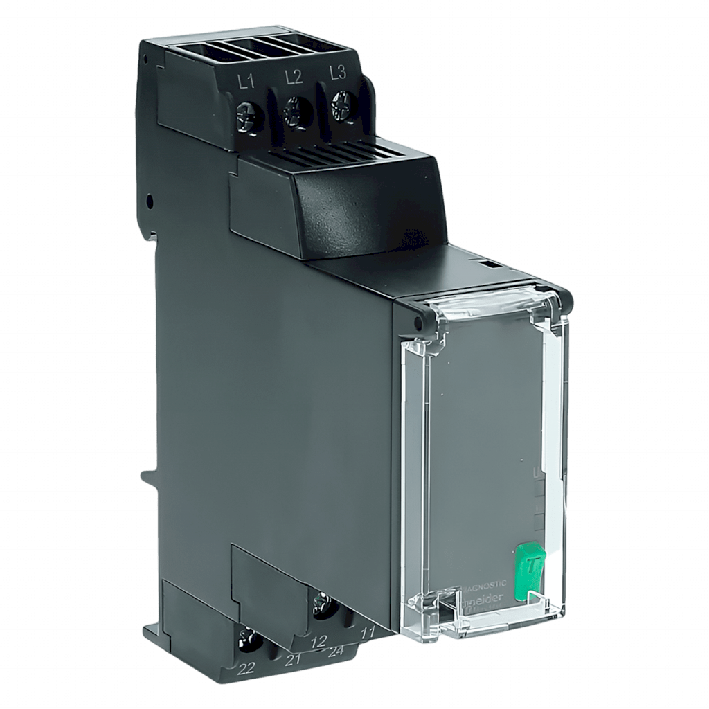 Relé de Control 3 Fases 2CO 183-528VCA Schneider Electric