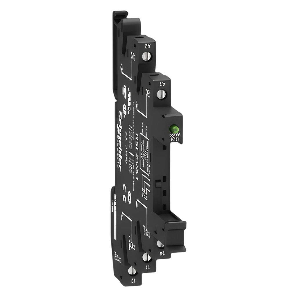 Zócalo Zelio P/Relé Interface RSL1 1 Inversores 6A 12/24VCA 12/24 VCC Schneider Electric