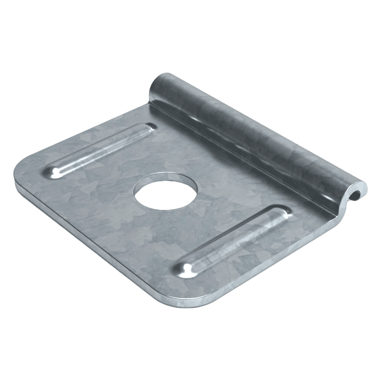 [29035] Grampa de Fijacion P/Escalera Siemple Ancho 45mm Chapa Zincada x1 Chapa Samet