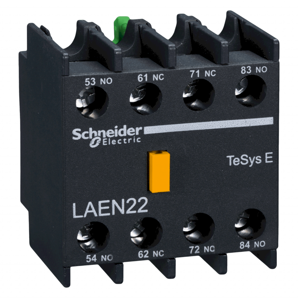 BLOQUE DE CONTACTOS AUX TVS 2NA+2NC LAEN22