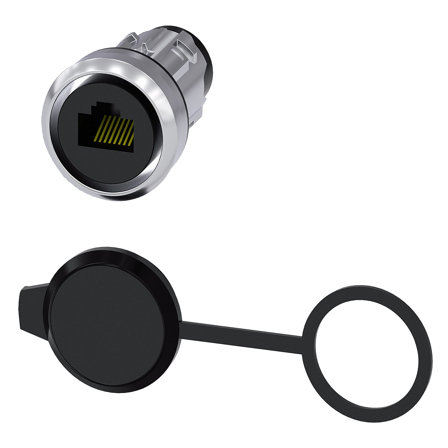 Conexión Hembra de Metal C/Tapa 1xRJ45 Siemens