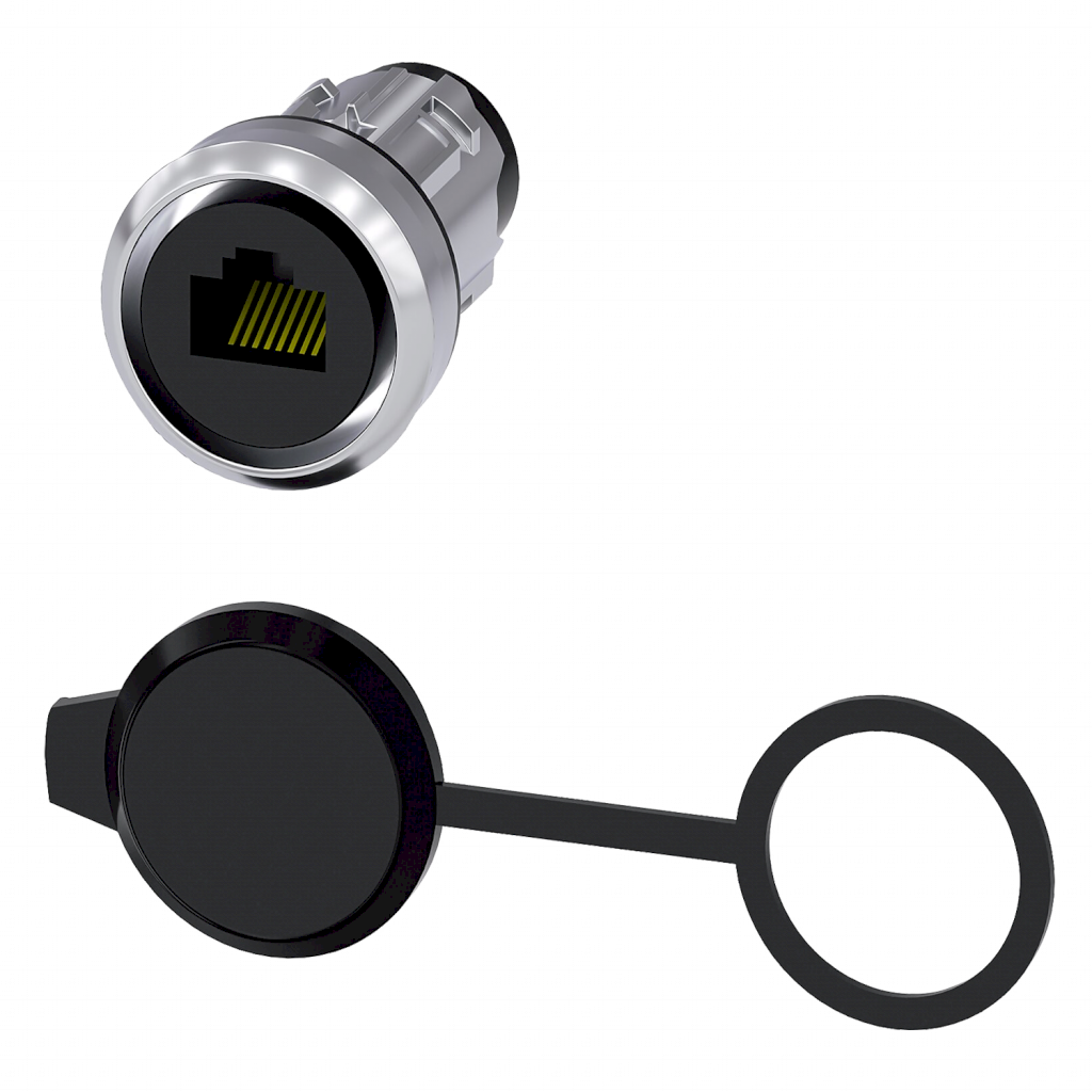 Conexión Hembra de Metal C/Tapa 1xRJ45 Siemens