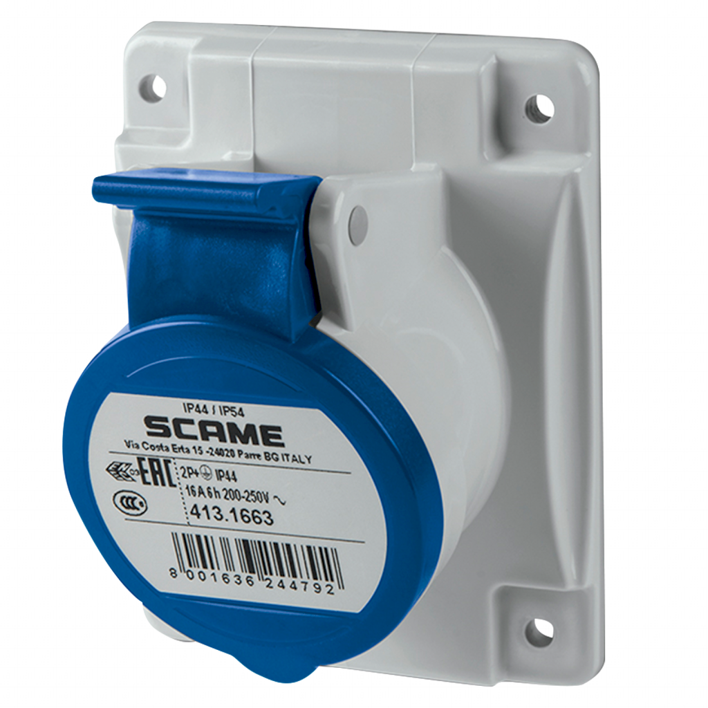 [29524] TOMA IND. DE EMBUTIR 3P 16A 200V IP44 413.1663