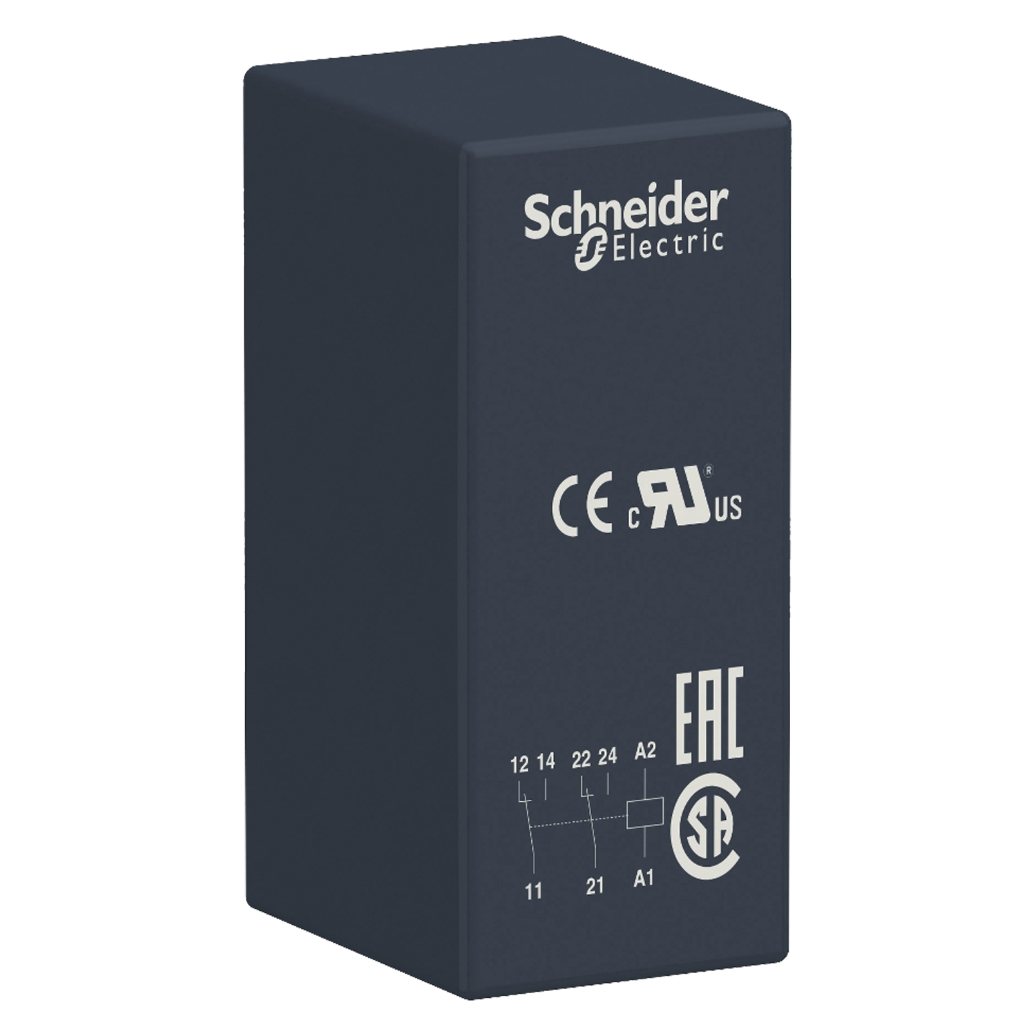 [30013] Relé 2 NA 24VCC 8A C/Led Schneider Electric