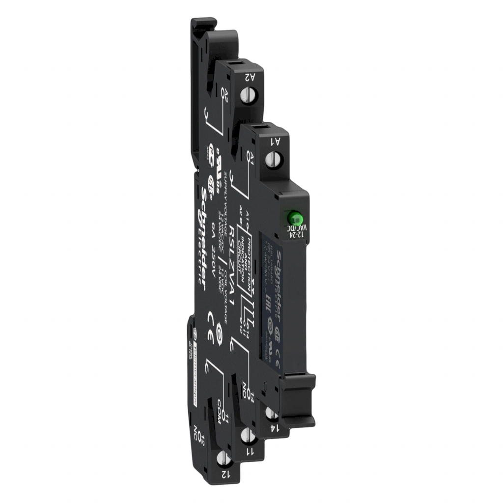 RELE PLC SIMPLE INV 1NA C/ZOC C/LED 6A 230VCA/CC RSL1PVPU