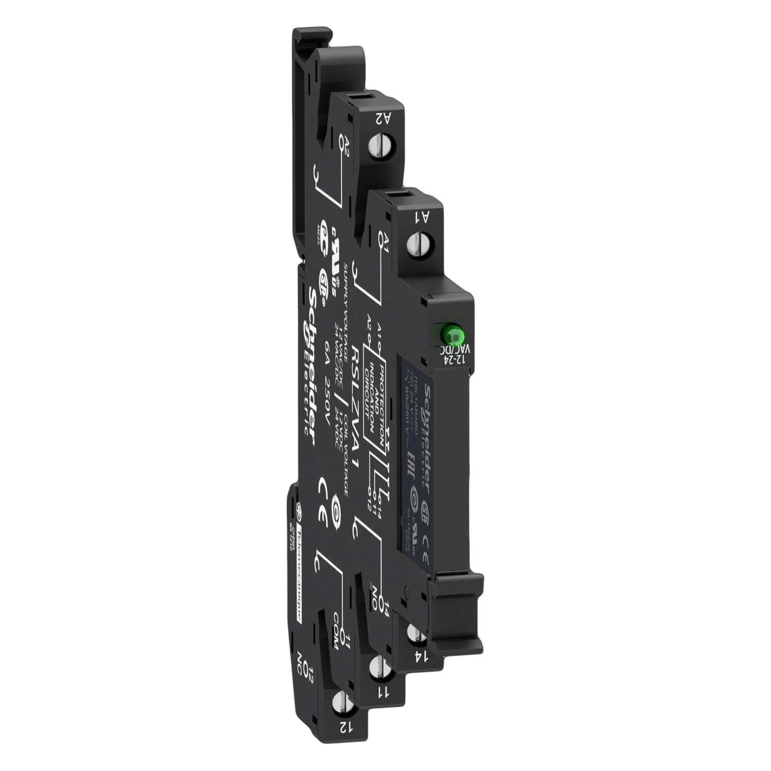 Relé PLC 1 Inversor C/Zócalo 230VCA/CC 6A C/Led Schneider Electric
