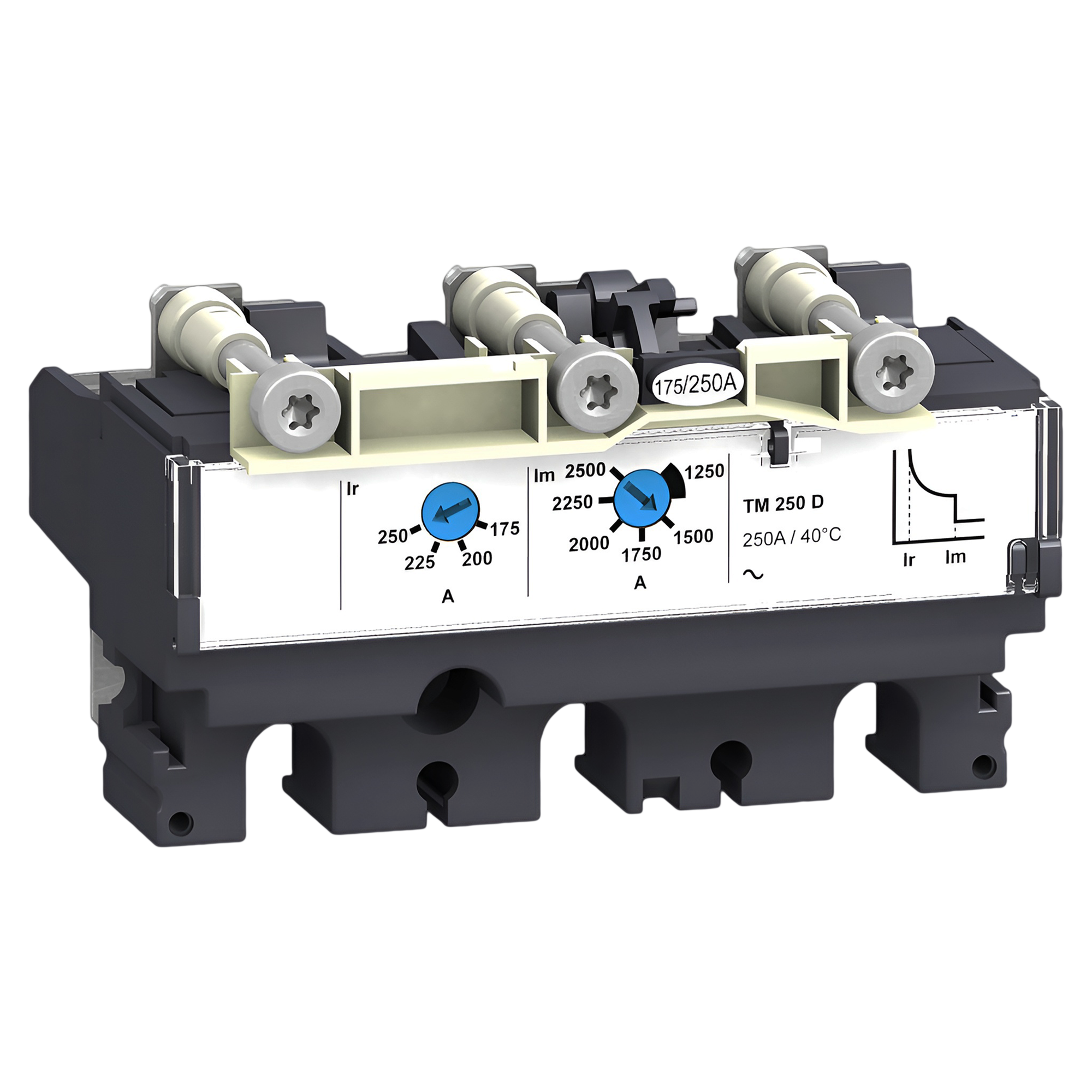 Relé Compact NSX(100 a 250) Unidad de Disparo Termomagnética Regulable Hasta 690VCA 100A Schneider Electric
