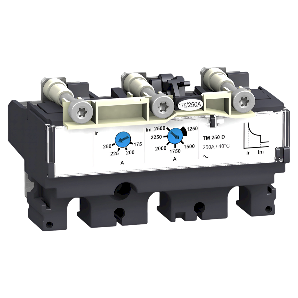 Rele Compact NSX(100 a 250) Unidad de Disparo Termomagnetica Regulable Hasta 690VCA 100A Schneider Electric