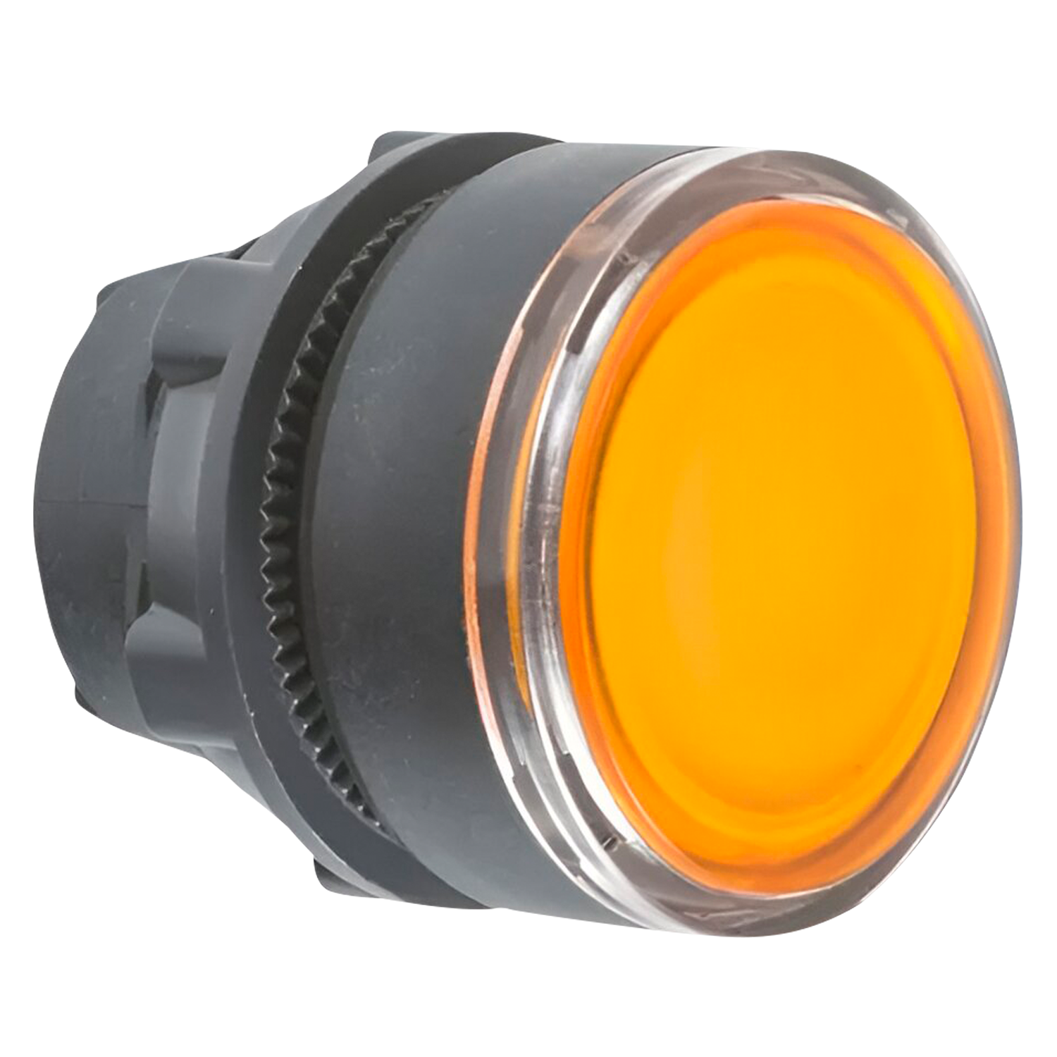 [30553] Cabezal Pulsador XB5 Plástico Luminoso S/Soporte Amarillo Schneider Electric