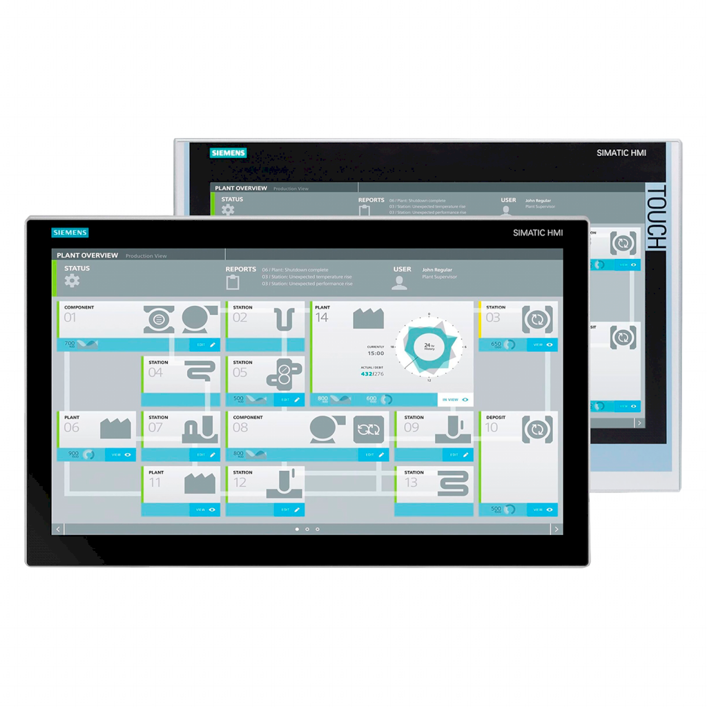 Panel PC 24VCC 3xRJ45 4xUSB 3.0 2xDP RAM 8GB DDR4 240GB SSD Soporta Windows 10 Siemens