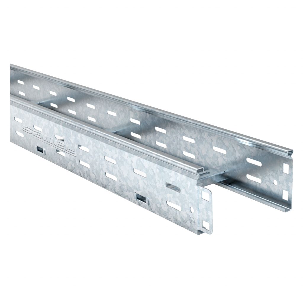 [30891] BANDEJA ESCALERA 300MM ALA 90 ESP 1,24 GALV SMARTTRAY TRES-300-090-18-G