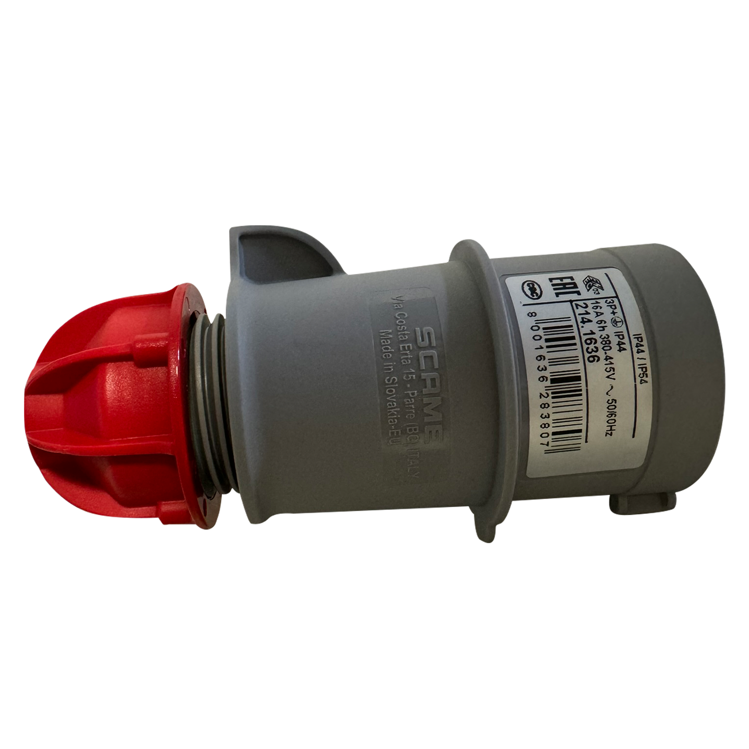 [30955] Ficha Industrial Móvil 4P 16A 380V IP44 Scame