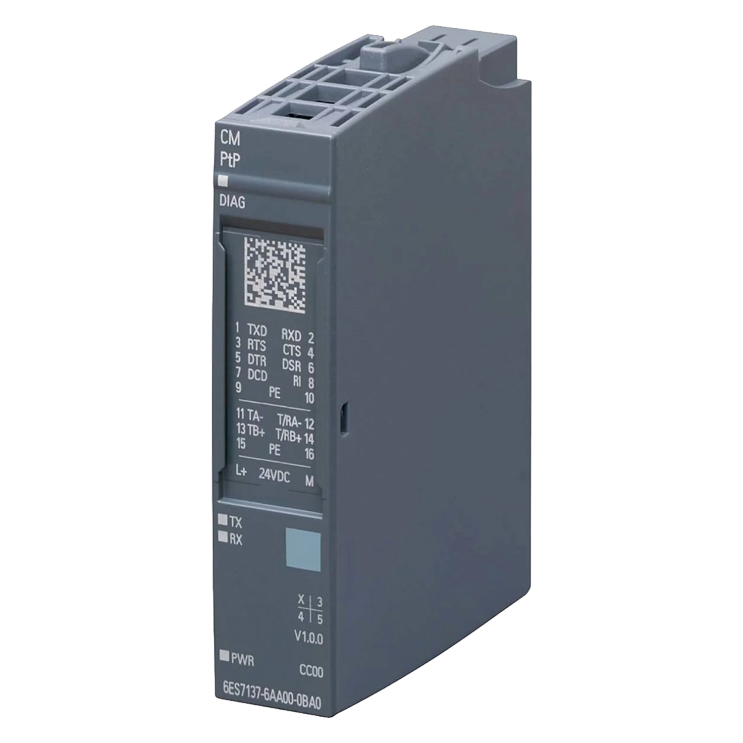 Módulo ET200SP 1xRS232/422/485 P/Periferia Distribuida Riel Din 24VCC Siemens