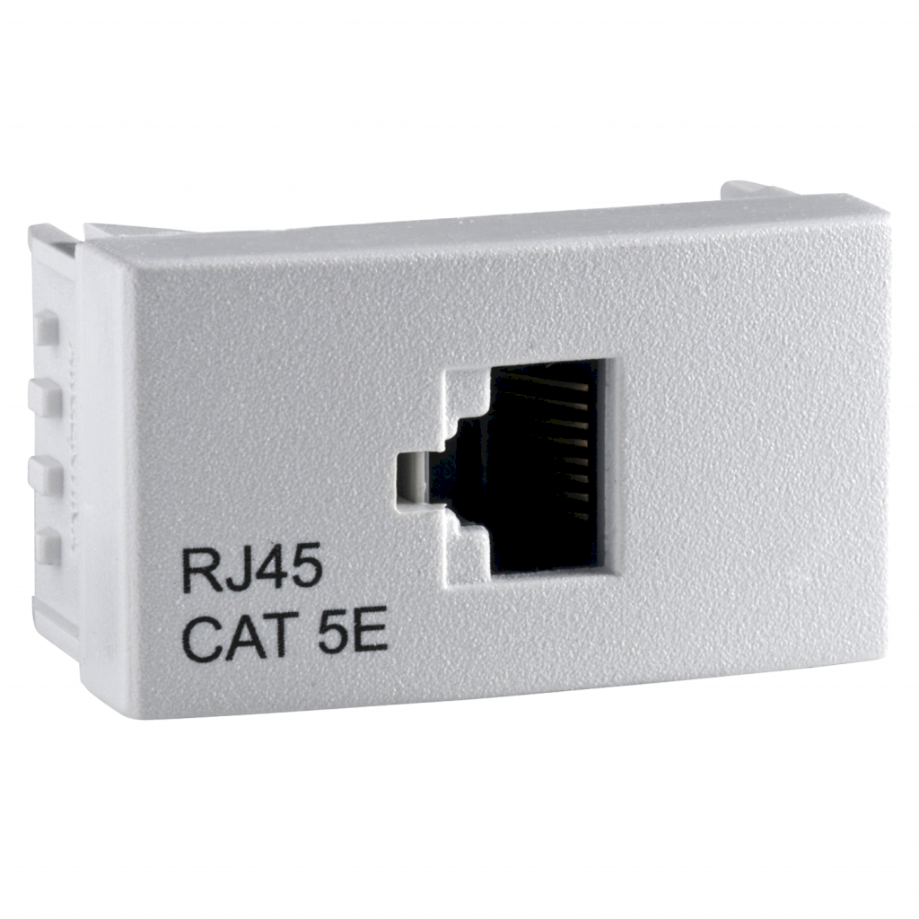 MODULO TOMA DE COMPUTADORA RJ45 SCH CAT 5E BLANCO WDA54401