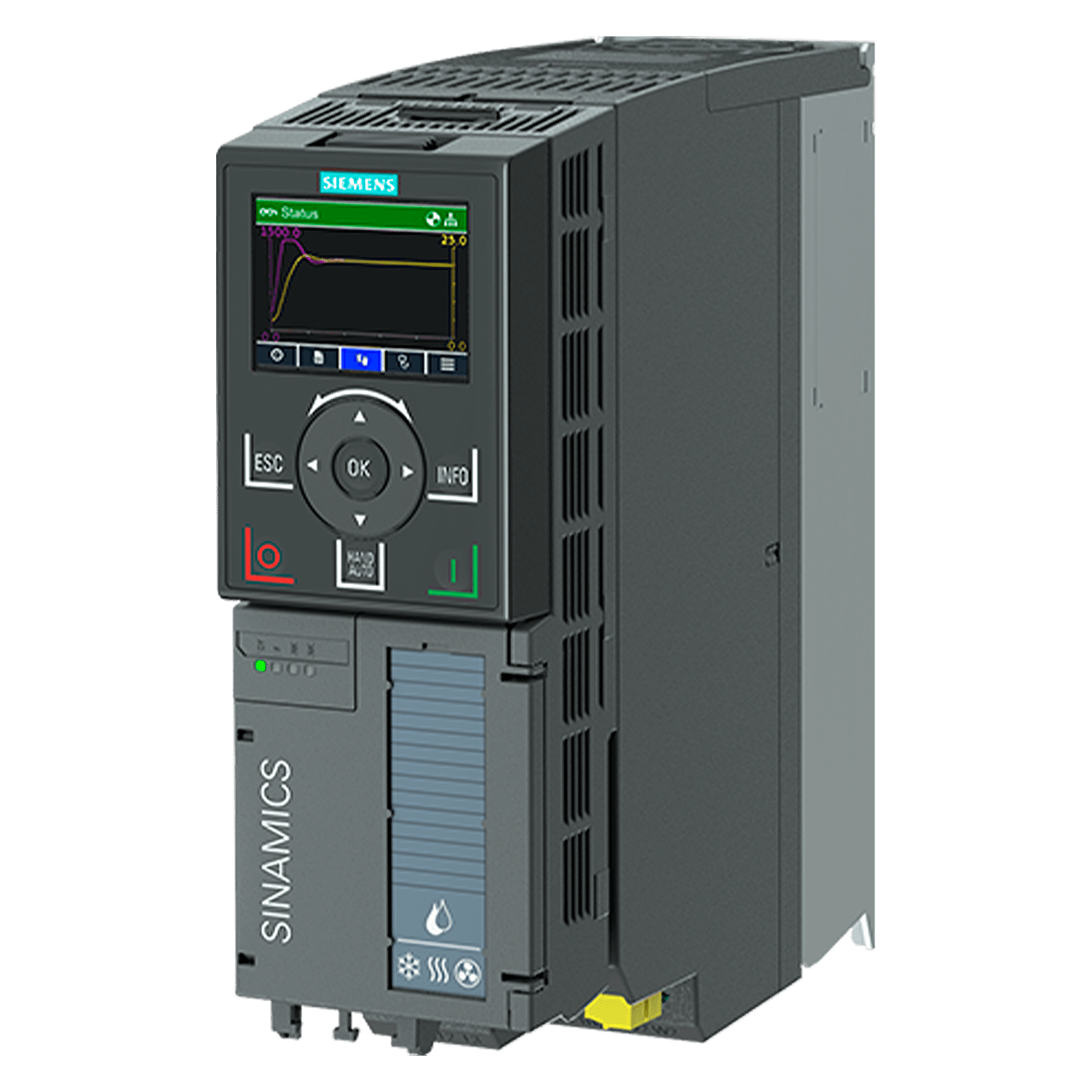 Variador G120X 380VCA LO: 2,2kW/3HP HO: 1,5kW/2HP S/Filtro PN EIP Siemens