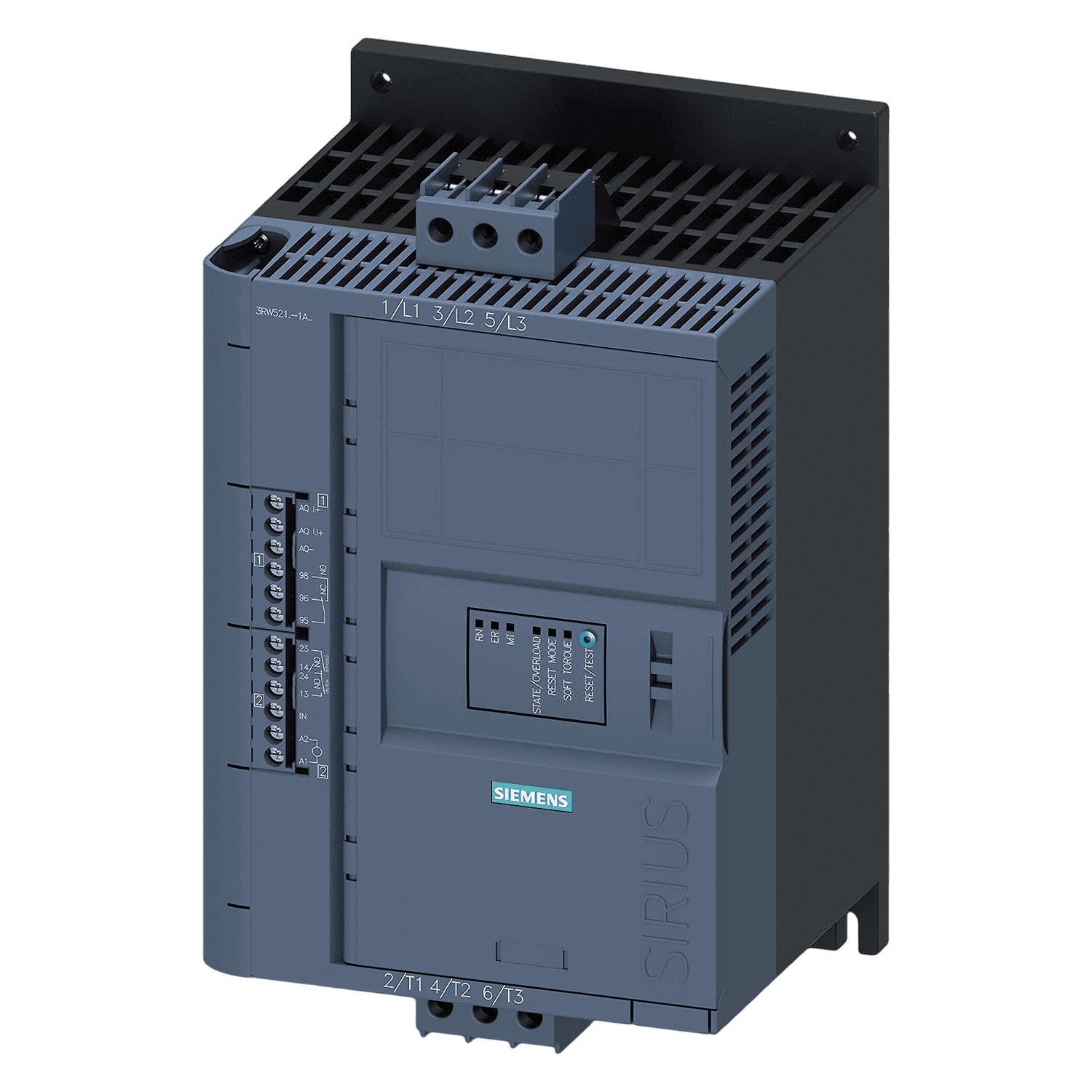 Arrancador Suave 3RW52 STD 110-220VCA 25A 11kW/15HP Siemens