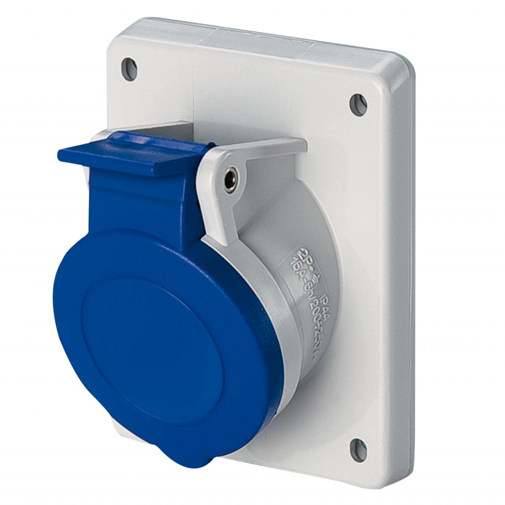 Toma Industrial Embutir 16A 5P 380V IP44 Scame