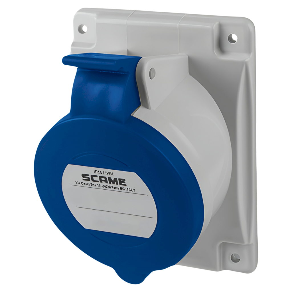 Toma Industrial Embutir 32A 3P 220V IP44 Scame