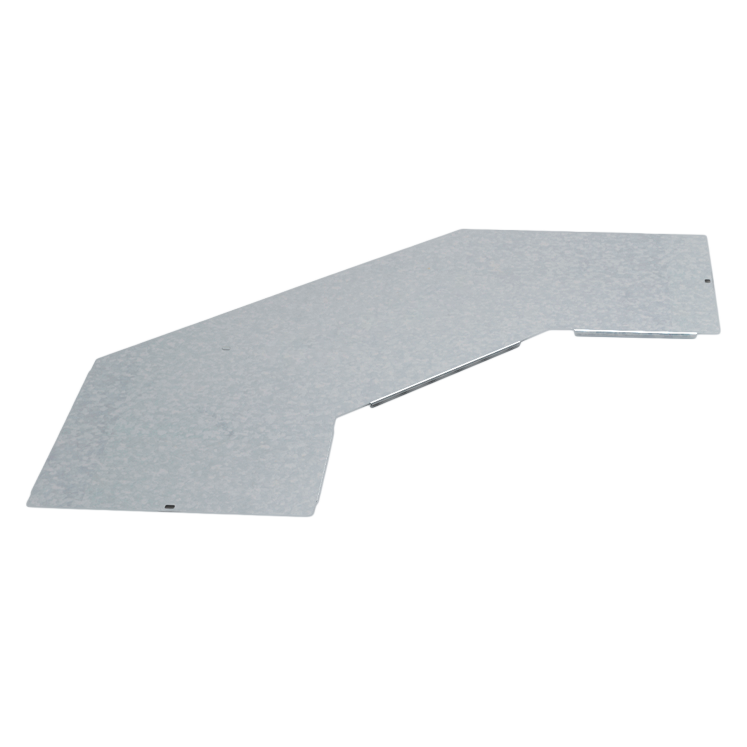 Tapa P/Curva Escalera 90° Ancho 150mm Espesor 0,7 Chapa Zincada Samet