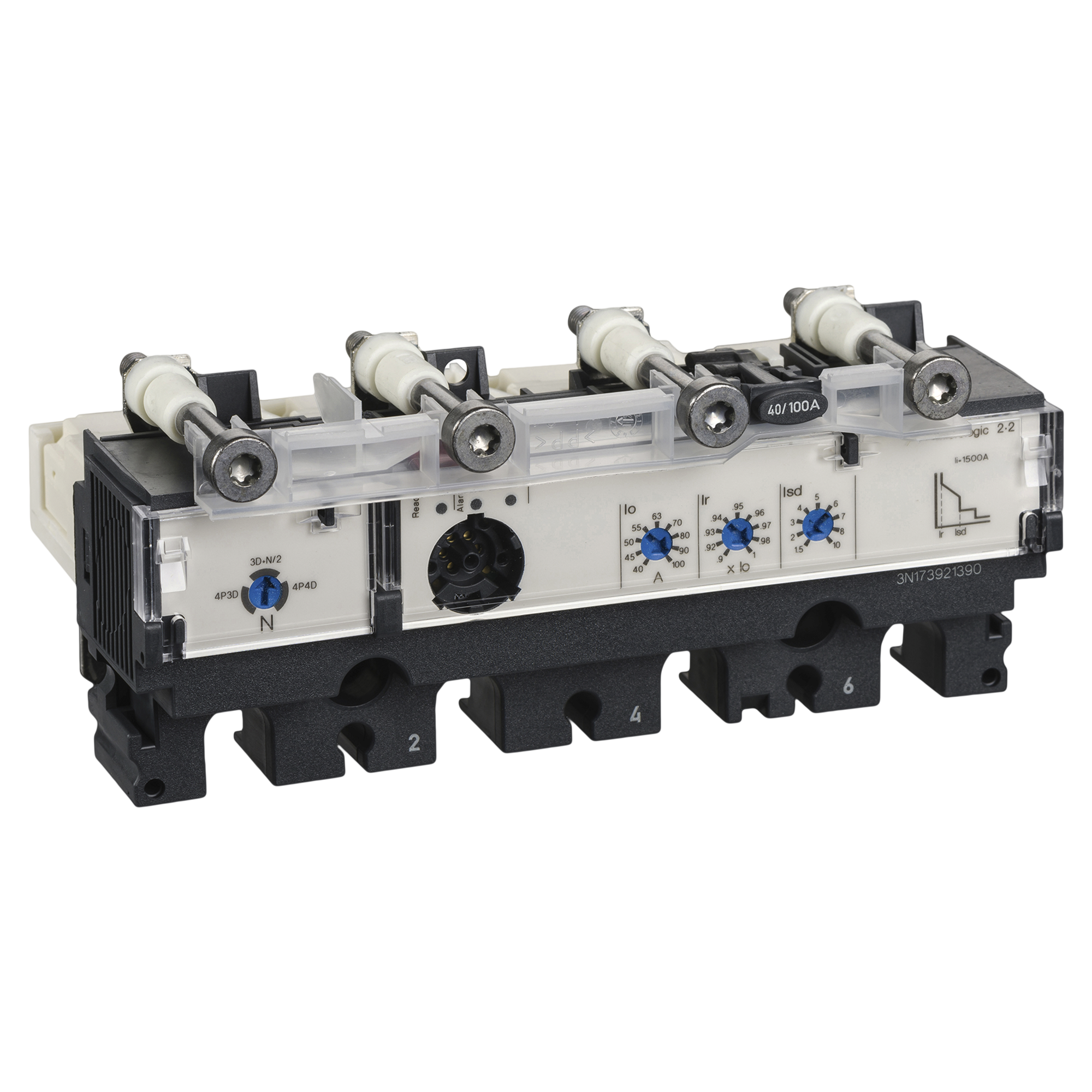 Relé Compact NSX(100 a 250) Unidad de Disparo Electrónica Regulable Hasta 690VCA 100A Schneider Electric