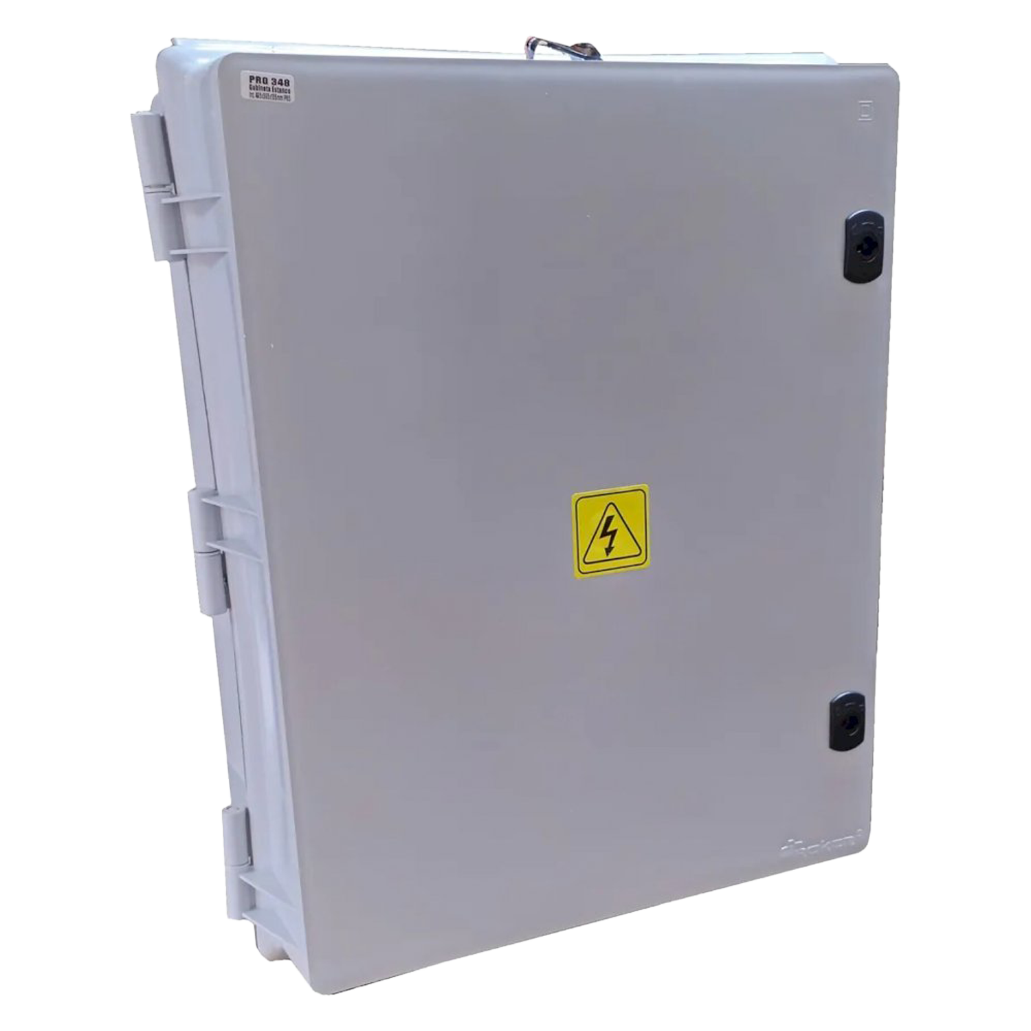 [30390] Gabinete PVC Estanco 525x435x180mm Tapa Opaca IP65 Gris Roker