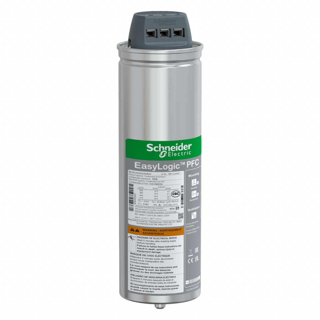 [31511] Capacitor Varplus 3 Fases 380VCA 27,1kVAR Schneider Electric