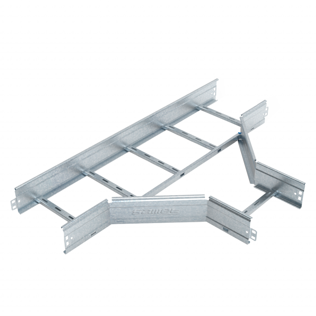 UNION TEE ESCALERA 300MM ALA 65 ESP 1,24 GALV SMARTTRAY TS-300-065-18-G