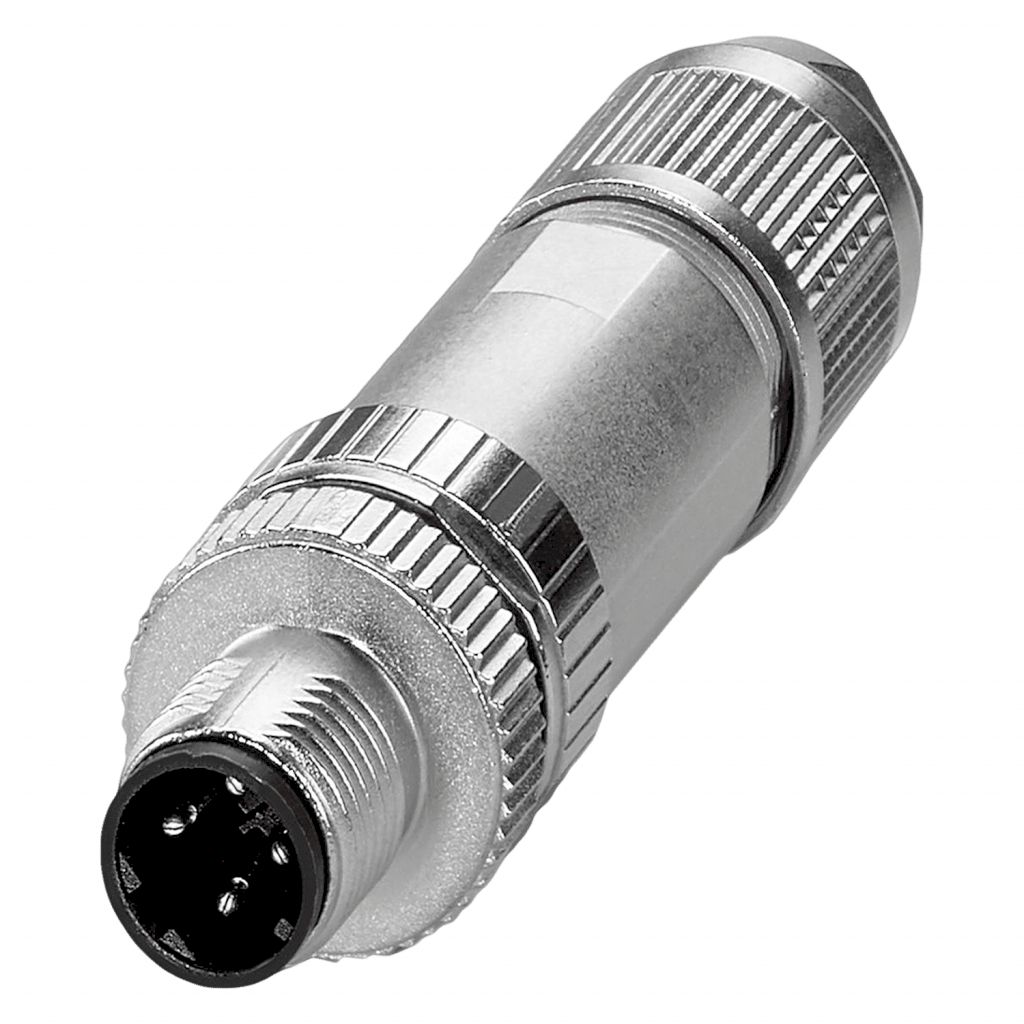 [2351] CONECTOR M12 PROFINET 4P MACHO - RECTO MET COD. D SACC-M12MSD-4PL SH PN