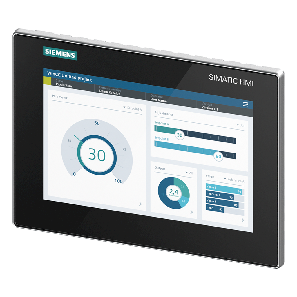 [2764] Panel Confort Unified MTP1000 10,1" Touch PN Siemens