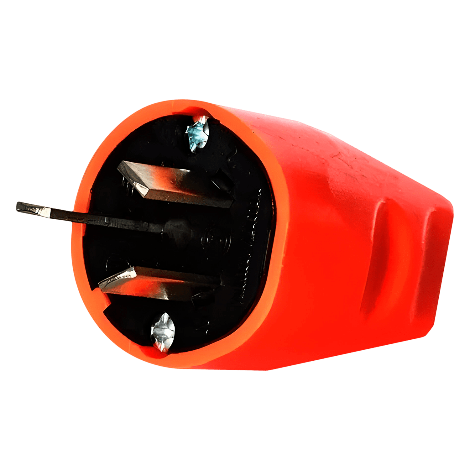 Ficha de Prueba P/Toma 3 Patas Chatas P/Instalador Naranja Cambre