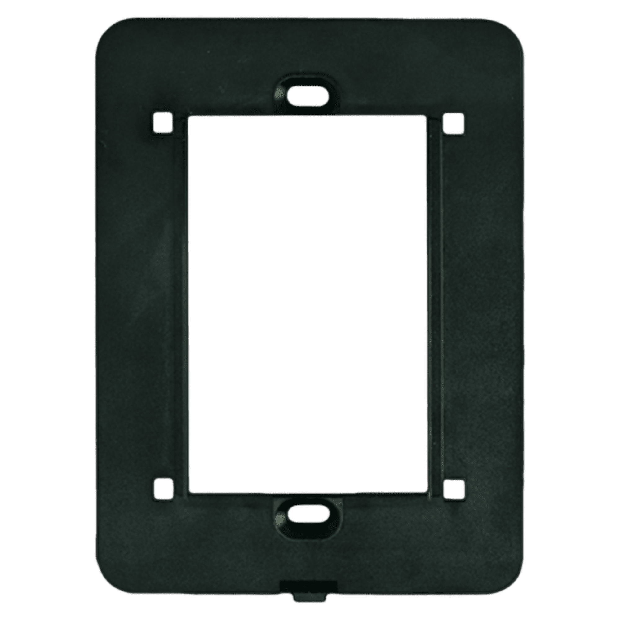 [3320] Bastidor Bauhaus PVC 4 Módulos Negro Cambre